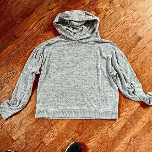 GAP Jogger Set Hoodie Sweatshirt Sz M Tall and Sweatpants S Tall Heather Gray - Picture 2 of 8